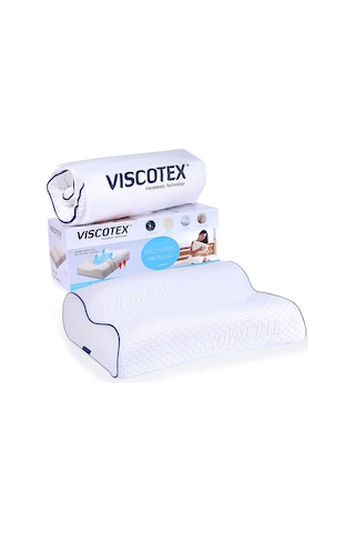 Viscotex Yüksek Ortopedik Boyun Destekli Yastık 55 x 40 x 13 / 11 CM
