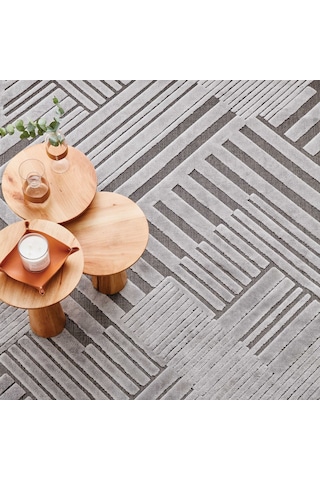 Kaşmir Halı 7/24 Iskandinav Kopenhag 80 x 300 CM Salon Mutfak Halısı Yolluk Kilim