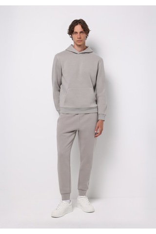 Colins Slim Fit Orta Bel Düz Erkek Gri Eşofman Altı Cl1077099 Q1.v2 Lgr Açık Gri