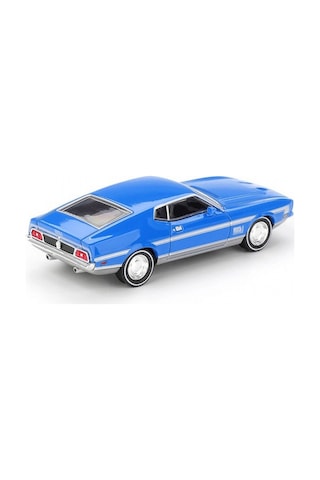 Mini Gt 1/64 Ford Mustang Mach 1 Grabber Blue