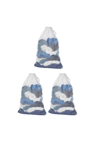 30lu Standart Çamaşır Yıkama Filesi Etiketsiz 50x70 Beyaz