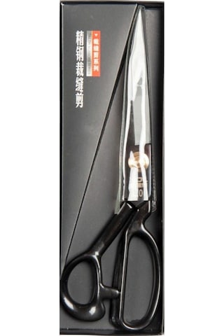 Terzi Makası Siyah Metal Saplı 10 Numara