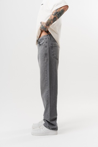 Respire Erkek Washed Baggy Pantolon Koyu Gri