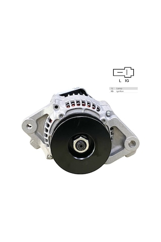 12v Alternatör Dinamo Nıppon Denso Tipi 60 A 2 Fiş Ig-l Daıhatsu Hıjet-johndeere-forklift