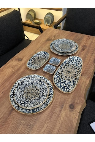 8 Parça Alhambra Gourmet Yemek Takımı Çok Renkli