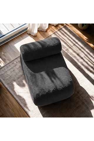 İnarch Dizayn Cosmo Berjer Modern Minimalist Konforlu Tekli Koltuk Koyu Gri