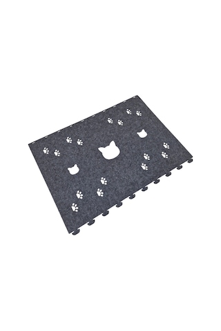 Kedi Oyuncağı Tüneli 1. Kalite 3mm Keçeden Geçmeli Kedi Ve Pati Figürlü 9 Renk A7