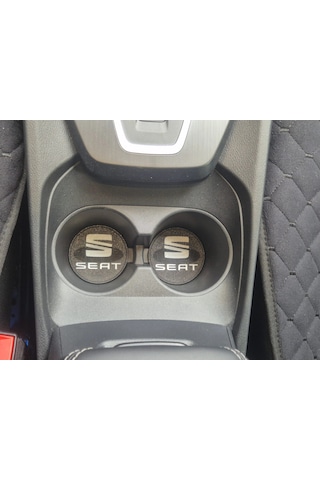 Seat Araç Bardaklık Altlığı , Seat Şişe Ve Bardak Altlığı, Seat Logolu Oto Bardaklık Altlığı