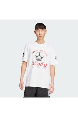 Adidas 90s Football Graphic Erkek Tişört C-adıjx3065e50a00 Beyaz