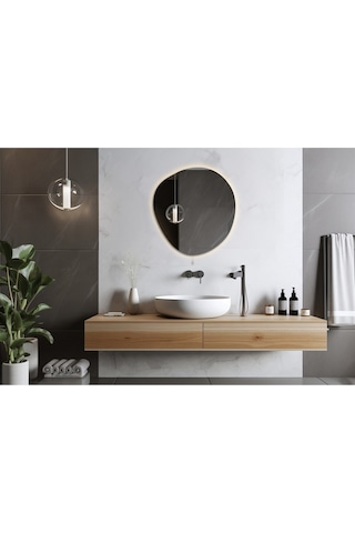 Flora Fuen Banyo Led Işıklı Makyaj Lavabo Aynası Cam