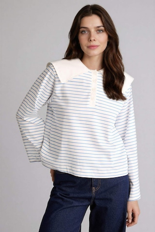 Defacto Loose Fıt Uzun Kollu Tunik H4201ax26spbe512 Mavi-be512