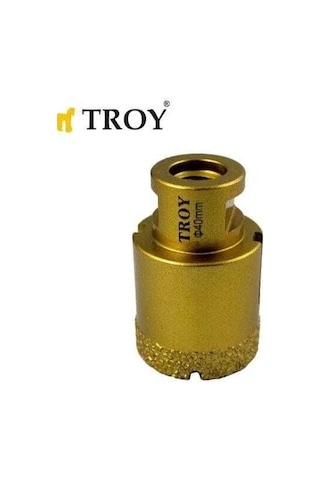 Troy 27450-40 Avuç Taşlamalar İçin Seramik Kuru Elmas Delici, 40mm