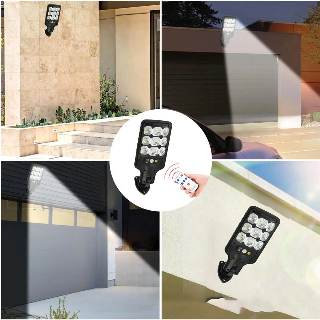 Powermaster Hs-8037b Solar Panelli Hareket Sensörlü Lamba