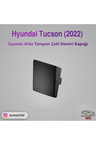 Hyundai Tucson 2022 Uyumlu Arka Tampon Çeki Demiri Kapağı