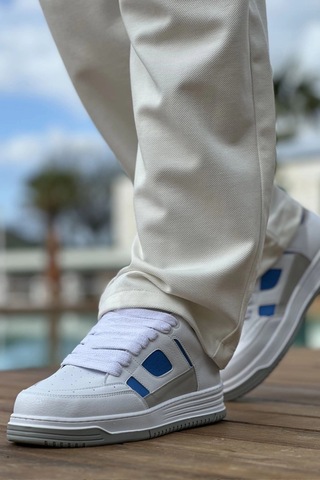 Ch2410 - Cbt Avax Erkek Spor Ayakkabı Beyaz/mavı Çok Renkli