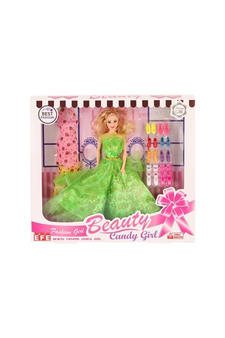 207 Ayakkabı Setli Candy Girl Bebek -efe Toys Standart