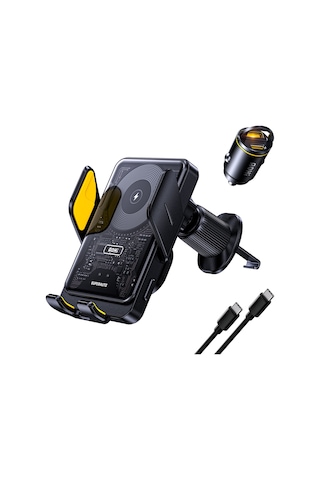 Aohi Superauto 45w Araç İçi Şarjı, 15w Şarj Aleti Handsfree Telefon Tutucu