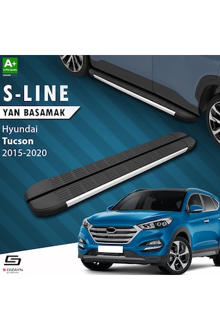 S-Dizayn Hyundai Tucson 3 S-Line Aluminyum Yan Basamak 173 Cm 201