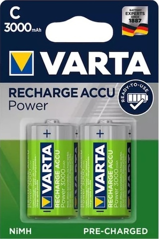 Varta 56714 3000 mAh C Boy Ni-MH Şarj Edilebilir Pil 2'li