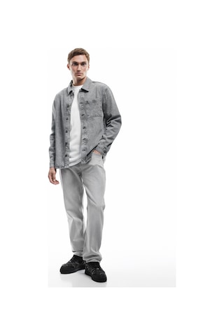 Koton Pamuklu Normal Bel Vintage Straight Fit Jean Pantolon Gri 6wam40060nd Gri