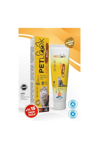 Petlook Kediler İçin Malt Macun Biotin İçerikli 115 G