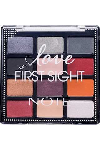 Note Cosmetique Love At First Sight Eyeshadow Mat Ve Işıltılı Toz Göz Far Paleti - 203 Freedom To Be