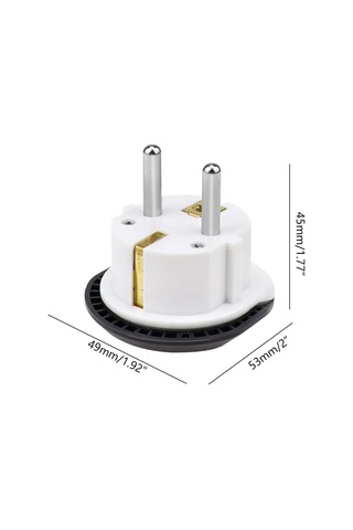 2 Adet Evrensel Uluslararası Priz Fiş Adaptör Çevirici 16a 250v Seyahat Fişi Dönüştürücü Adaptörü, 200'den Fazla Ülkede Abd/avustralya/uk, Ce Sertifikalı Çok Renkli