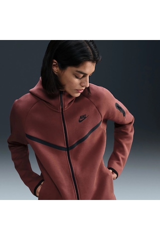 Nike Tech Fleece Windrunner Fz Hooded Kadın Sweatshirt-sportxstore Kiremit