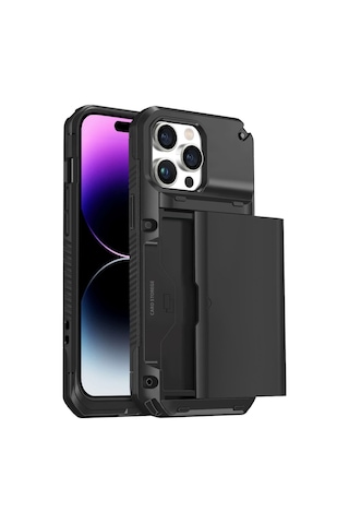 Buff Apple Uyumlu iPhone 14 Pro Max Slide Armor Kılıf