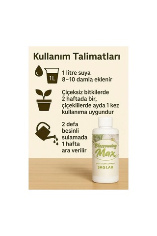 2 Adet Dal Ve Çiçek Destekleyici Premium Besin 100 Ml - Güçlü Dal Gelişimi Ve Iri Çiçeklenme