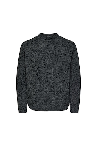 Only & Sons Onsjoın Rlx Ls Raglan Knıt Erkek Siyah Kazak - 22034670