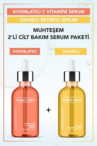 Ceremony Retinol + Vitamin C Serum 2 x 30 ML