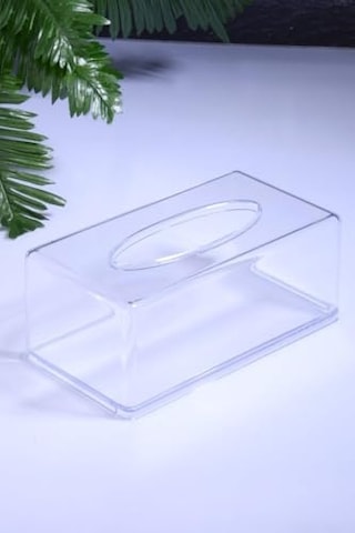 Clear Peçete Organizeri Şeffaf Z Peçetelik Akrilik Peçetelik Şeffaf 21 X 19 -