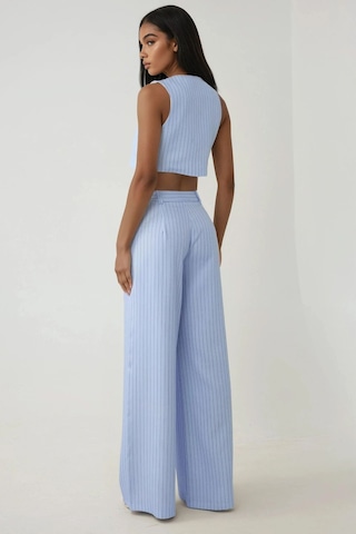 Hiccup Pika Collection Fitted Striped Crop Yelek Bebek Mavisi