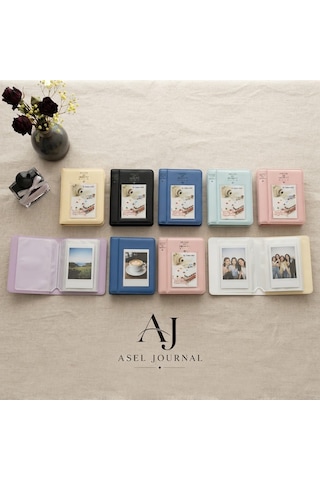 Fujıfilm İnstax Mini12 Fotoğraf Albümü 48+1 Fotoğraf Kapasiteli İnstax 6x9 Binder Kpop İthal Deluxe