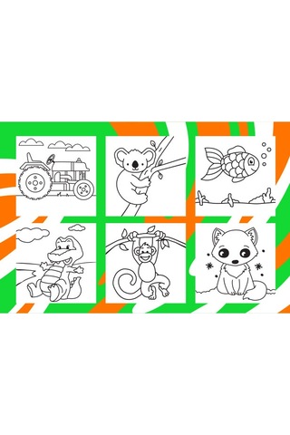 Mini Tuval Boyama Seti 1 Şövale+6 Tuval+6 Keçeli Kalem-red Castle St-01