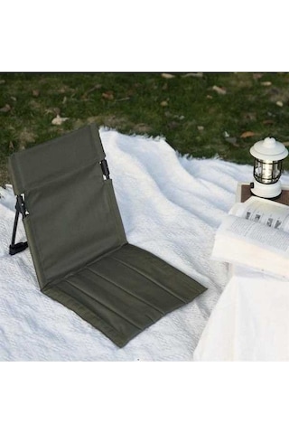 Pazly Haki Katlanır Sandalye, Ultra Hafif, Taşınabilir Kamp Ve Balıkçılık Sandalyesi, 600d Oxford Kumaş Haki