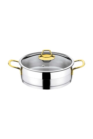 Evimsaray Luna 6 Parça Omlet Set Gold