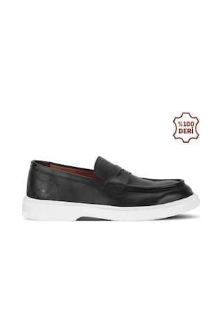 Slazenger York I Erkek Deri Siyah Comfort