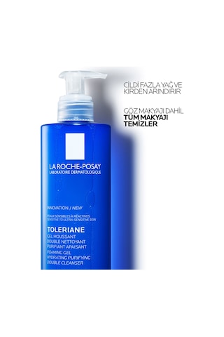 La Roche Posay Toleriane Hassas Ciltler Dahil Tüm Ciltler İçin Temizleme Jeli 400 Ml