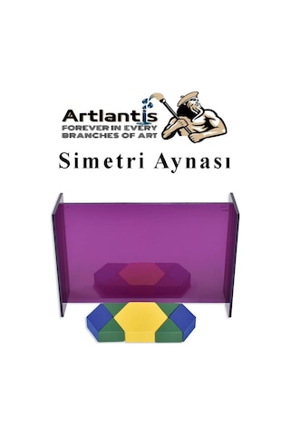 Simetri Aynası 1 Adet Ayna Yansıma Matematik Sınıf Ders Materyali