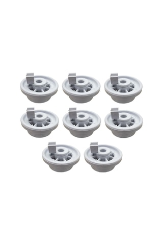Hotpoint Ariston Uyumlu Bulaşık Makinesi Sepet Tekerleği Teker 8 Adet - 496135622