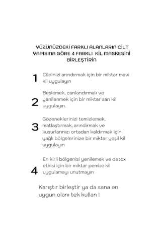 Multimasking Dörtlü Cilt Bakım Kil Maskesi Seti