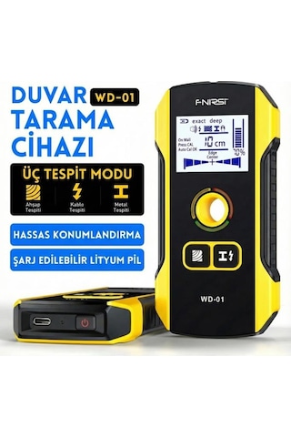 Fnırsı Wd-01 Metal Dedektörü Duvar Tarayıcı
