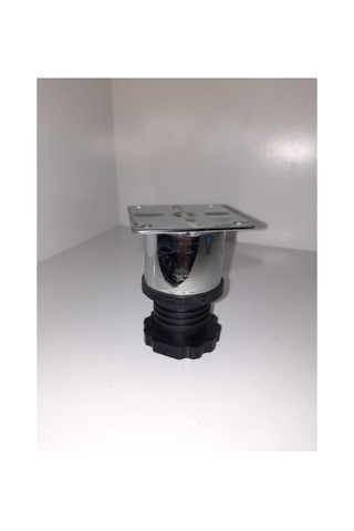 Metal Baza Dolap 5-7cm Ayarlanabilir Ayak 4 Adet Krom