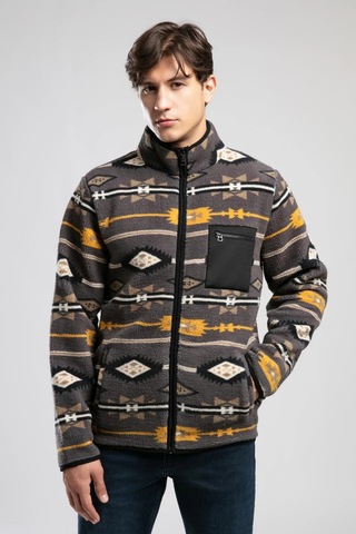 Lee Cooper Erkek Sweat 261 Lcm 241061 7138 Gri Desenli Gri Desenli