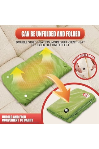 Dm Akıllı Sıcaklık Kontrollü Grafen Isıtmalı El Isıtıcı, 4 Seviye Ce Sertifikalı - Siyah