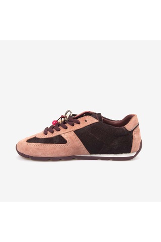 Hawen Angels Kadın Deri Spor & Sneaker Kauçuk Taban Günlük Ayakkabı 585 Pembe