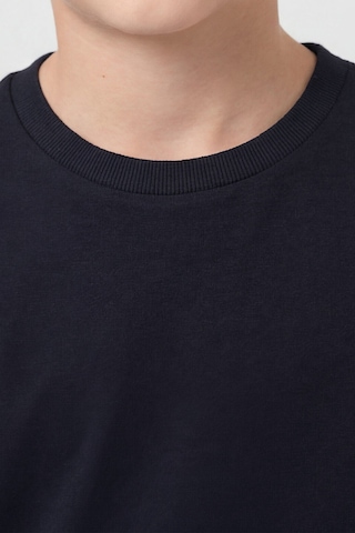 Lacivert O Yaka Standart Fit Basic Unisex Çocuk T-shirt - 11328 Lacivert