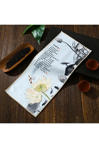 Çin Kalın Çay Takımı Aksesuarları Üst Düzey Profesyonel Masa Temizleme Çay Havlusu Bez Masa Örtüleri Çay Peçetesi 19, Diğer